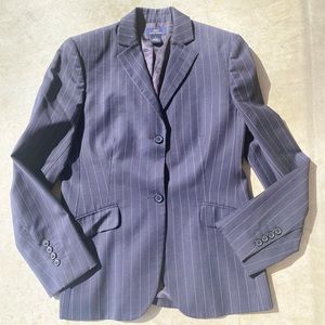 BROOKS BROTHERS Navy Pinstripe Suit